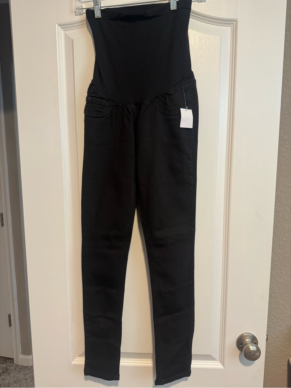 NWT Indigo Blue Maternity Black Denim- Medium
